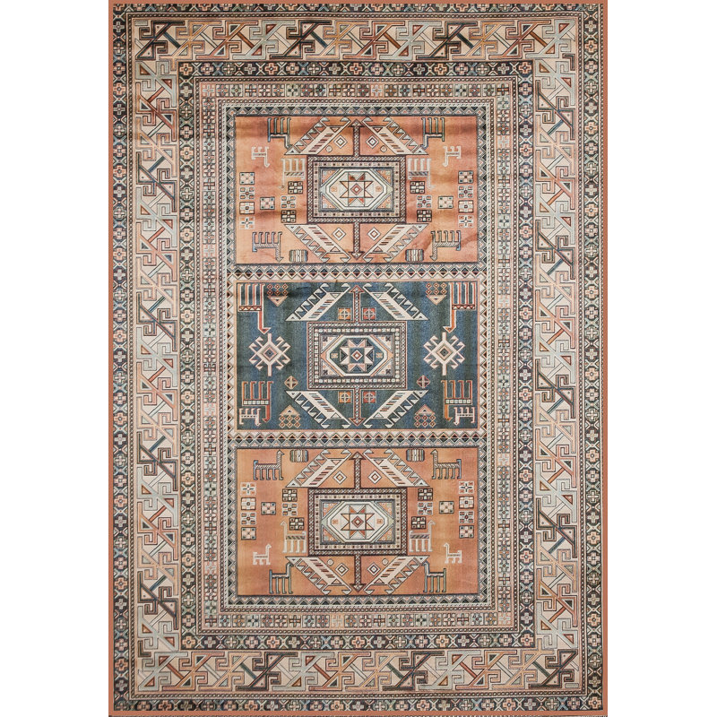 Ovid Tangerine Oriental Rust Area Rug & Reviews AllModern